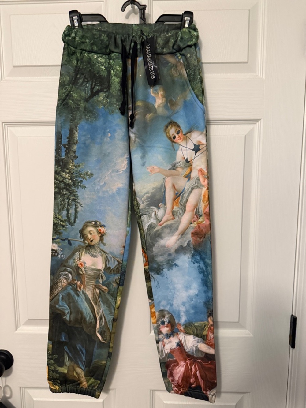 Current Mood Women’s Scenic Print Track Joggers in Blue and Green